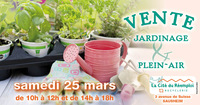 Samedi 25 mars 2022 : vente jardinage et plein-air