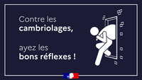 CAMBRIOLAGES : VOTRE FEN�TRE OUVERTE EST UNE INVITATION POUR LES VOLEURS !